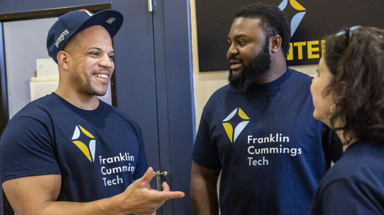 Employees on campus